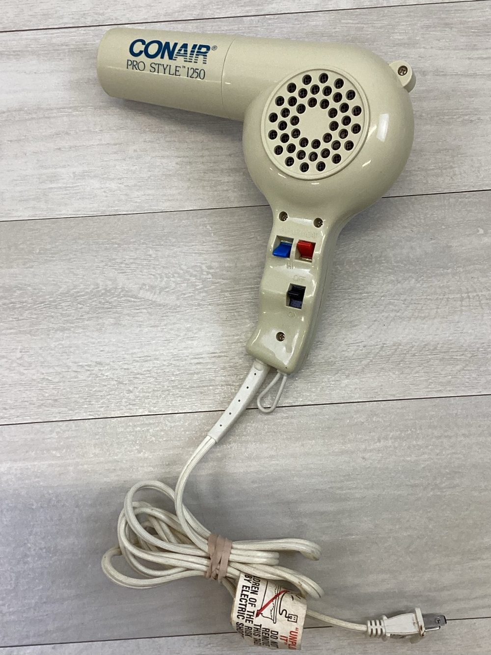 Vintage Conair Pro Style 1250w 085D Blow Dryer Hair Styling Works Great